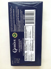 GEFEN: Geneve Milk Chocolate Bar With Hazelnuts, 3.5 oz
