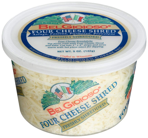 BELGIOIOSO: Four Cheese Shredded, 5 oz