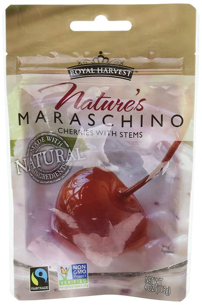 ROYAL HARVEST: Natures Maraschino Cherries, 4 oz