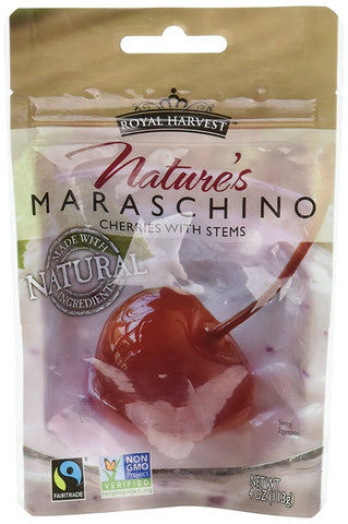 ROYAL HARVEST: Natures Maraschino Cherries, 4 oz