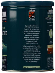 LAVAZZA: Coffee Ground Espresso Decaffeinated , 8 oz