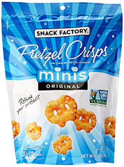 SNACK FACTORY: Pretzel Crisp Mini Original, 6.2 oz