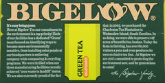 BIGELOW: Green Tea Decaf 40 Bags, 1.82 oz