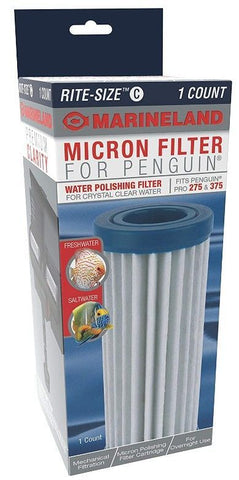 Marineland Micron Filter for Penguin Rite-Size C - Penguin Pro 275 & 375