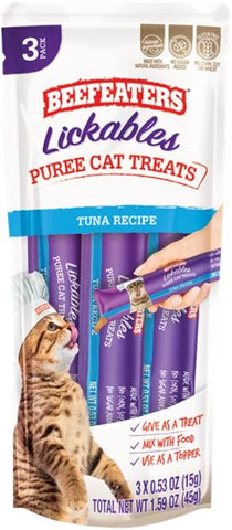 Beefeaters Lickables Tuna Puree Cat Treats