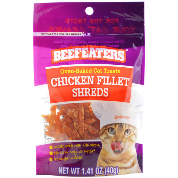 Beefeaters Oven Baked Chicken Filet Shreds Cat Treats