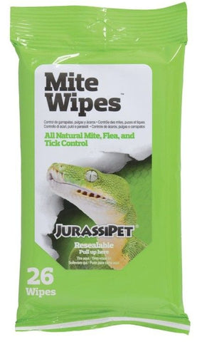 JurassiPet MiteWipes All Natural Mite, Flea and Tick Control