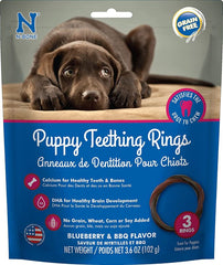 N-Bone Puppy Teething Ring Blueberry Flavor