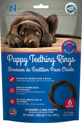 N-Bone Puppy Teething Rings Blueberry Flavor