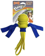 Nylabone Power Play Fling- a-Bounce Fetch 10" Dog Toy