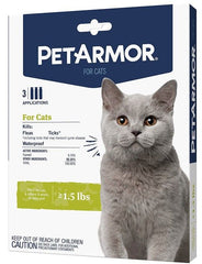 PetArmor Flea and Tick Treatment for Cats (Over 1.5 Pounds)