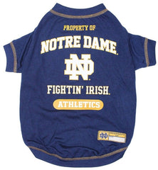 Pets First Notre Dame Tee Shirt for Dogs and Cats