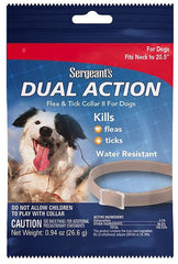 Sergeants Dual Action Flea and Tick Collar II for Dogs Neck Size 20.5"