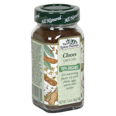 THE SPICE HUNTER: 100% Organic Cloves Ground, 1.6 oz