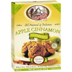 HODGSON MILL: Gluten Free Apple Cinnamon Muffin Mix with Milled Flaxseed, 7.6 oz
