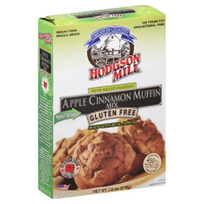 HODGSON MILL: Gluten Free Apple Cinnamon Muffin Mix with Milled Flaxseed, 7.6 oz