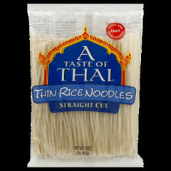 A TASTE OF THAI: Thin Rice Noodles, 16 Oz