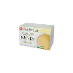 UNCLE LEE'S: Tea 100% Certified Organic White Tea, 18 Tea Bags