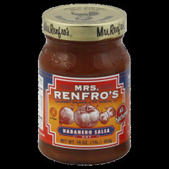 MRS RENFRO'S: Gourmet Habanero Salsa Hot, 16 oz