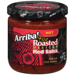 ARRIBA: Fire Roasted Hot Mexican Red Salsa, 16 Oz