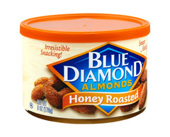 BLUE DIAMOND: Almonds Honey Roasted, 6 oz