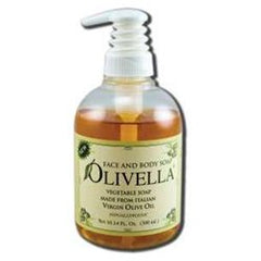 OLIVELLA: Face and Body Soap, 10.14 fl oz