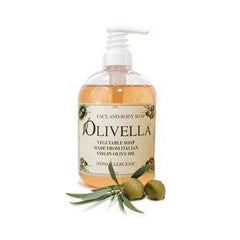 OLIVELLA: Face and Body Soap, 10.14 fl oz