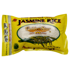 GOLDEN STAR: Jasmine Rice Premium Grade, 2 lb