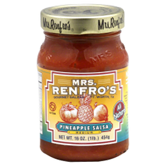 MRS RENFRO'S: Gourmet Salsa Pineapple Medium, 16 oz