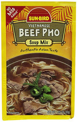 SUNBIRD: Beef Pho Soup Mix, 1.05 oz