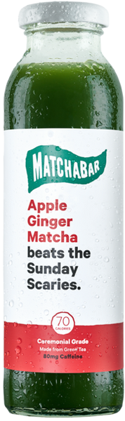 MATCHABAR: Apple Ginger Matcha Tea, 10 fl oz