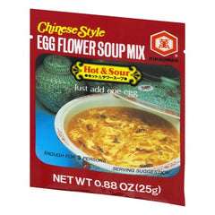 KIKKOMAN: Soup Egg Flower Hot & Sour, .88 oz