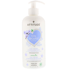 ATTITUDE: 2-IN-1 Shampoo Baby Night, 16 fo