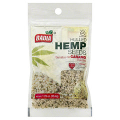 BADIA: Hulled Hemp Seeds, 1.25 oz