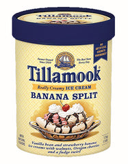 TILLAMOOK: Banana Split Ice Cream, 56 oz