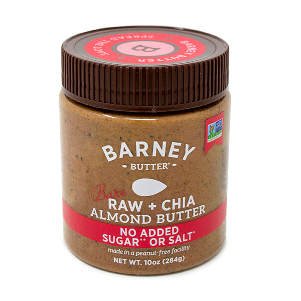 BARNEY BUTTER: Raw + Chia Almond Butter, 10 oz
