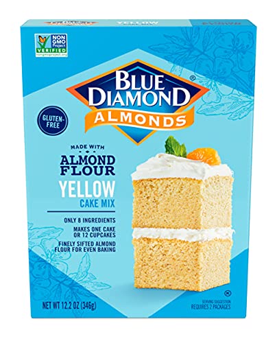 BLUE DIAMOND: Baking Mix Yellow Cake, 12.2 oz