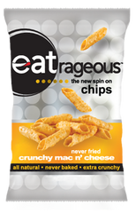 EATRAGEOUS: Crunchy Mac N' Cheese Chips, 3 oz