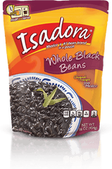 ISADORA: Whole Black Beans, 16 oz