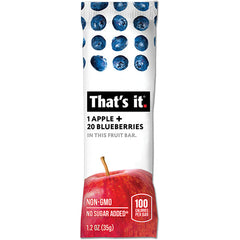 THAT'S IT: Apple + Blueberries Fruit Bar, 1.2 oz