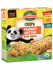 NATURES PATH: Envirokidz Organic Crispy Peanut Butter Rice Bars, 6 oz
