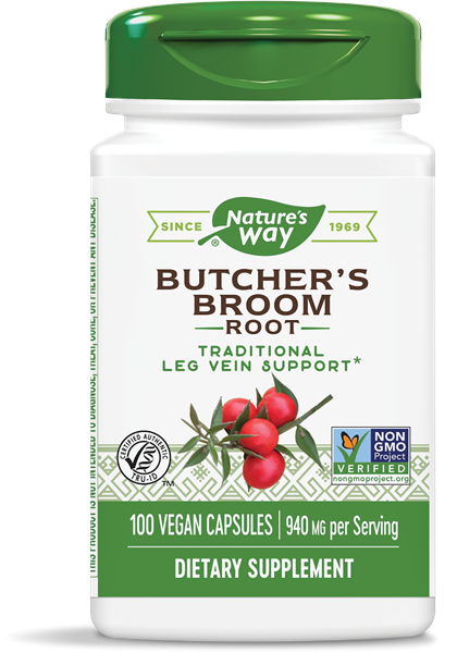 NATURES WAY: Butchers Broom Root, 100 cp