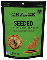 CRAIZE: Crackers Corn Seeded, 4 oz