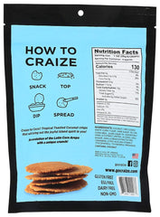 CRAIZE: Crackers Corn Coconut, 4 oz