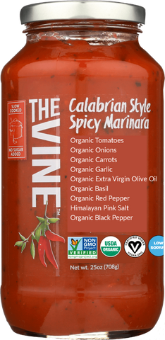 THE VINE: Marinara Calabrian Organic, 25 oz