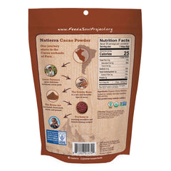 NATIERRA: Organic Cacao Powder Pouch, 8 oz