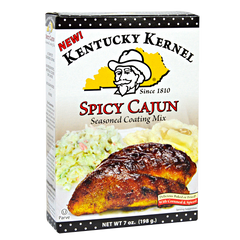 KENTUCKY KERNEL: Spicy Cajun Seasoned Coating Mix, 7 oz