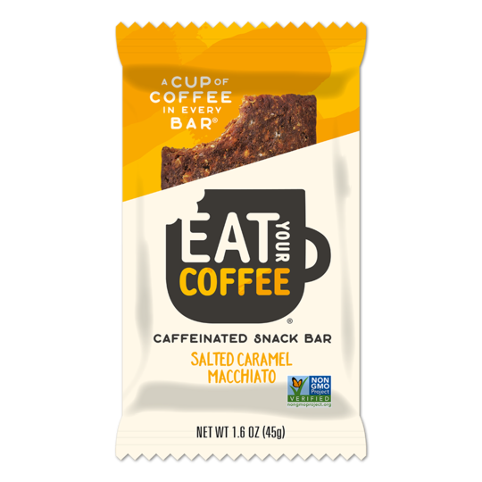 EAT YOUR COFFEE: Salted Caramel Macchiato Bar, 45 gm