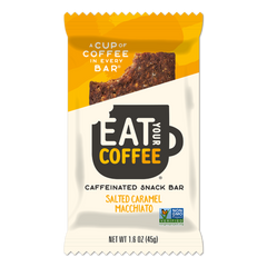EAT YOUR COFFEE: Salted Caramel Macchiato Bar, 45 gm