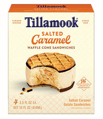 TILLAMOOK: Salted Caramel Sandwich Ice Cream, 14 oz